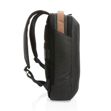 Logotrade promotional giveaway picture of: Impact AWARE™ 300D two tone deluxe 15.6" laptop backpack