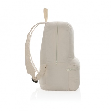 Logo trade promotional giveaways image of: Impact Aware™ 285 gsm rcanvas backpack undyed