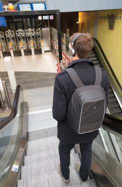 Logo trade business gift photo of: Swiss Peak AWARE™ anti-theft 15.6" laptop backpack