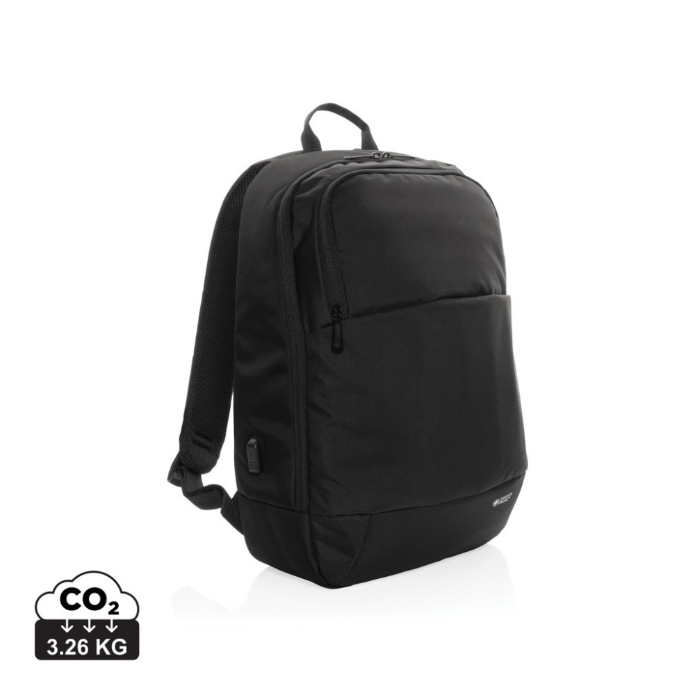 Logo trade business gifts image of: Swiss Peak AWARE™ modern 15.6" laptop backpack