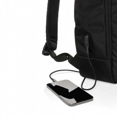 Logotrade advertising product picture of: Swiss Peak AWARE™ modern 15.6" laptop backpack