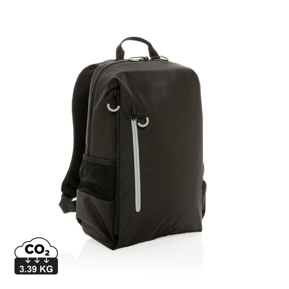 Logotrade promotional gift image of: Impact AWARE™ Lima 15.6' RFID laptop backpack