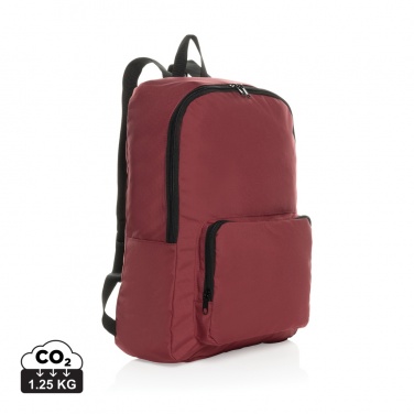 Logo trade promotional items image of: Dillon AWARE™ RPET foldable classic backpack