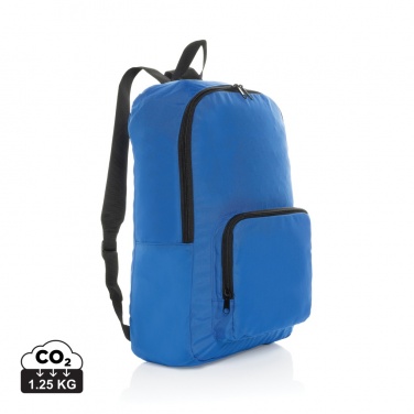 Logotrade advertising products photo of: Dillon AWARE™ RPET foldable classic backpack