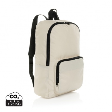Logotrade promotional items photo of: Dillon AWARE™ RPET foldable classic backpack