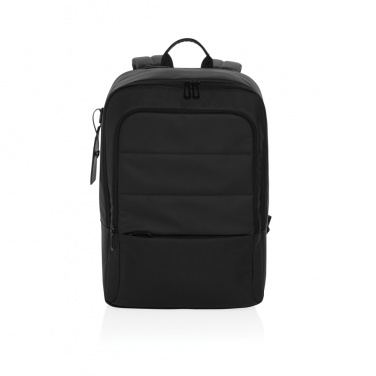 Logotrade promotional item picture of: Armond AWARE™ RPET 15.6 inch deluxe laptop backpack