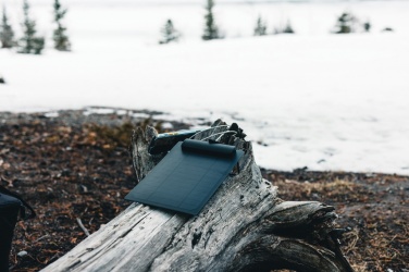 Logo trade promotional merchandise photo of: Pedro AWARE™ RPET deluxe backpack with 5W solar panel