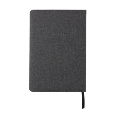 Logo trade corporate gifts image of: Deluxe A5 Notebook with phone pocket
