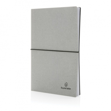 Logotrade promotional merchandise photo of: A5 recycled leather notebook