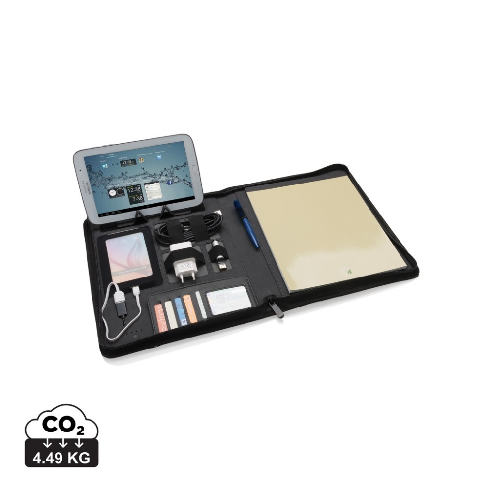 Logotrade promotional merchandise picture of: Tech portfolio with powerbank