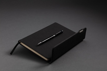 Logo trade promotional merchandise image of: Swiss Peak deluxe A5 notebook and pen set