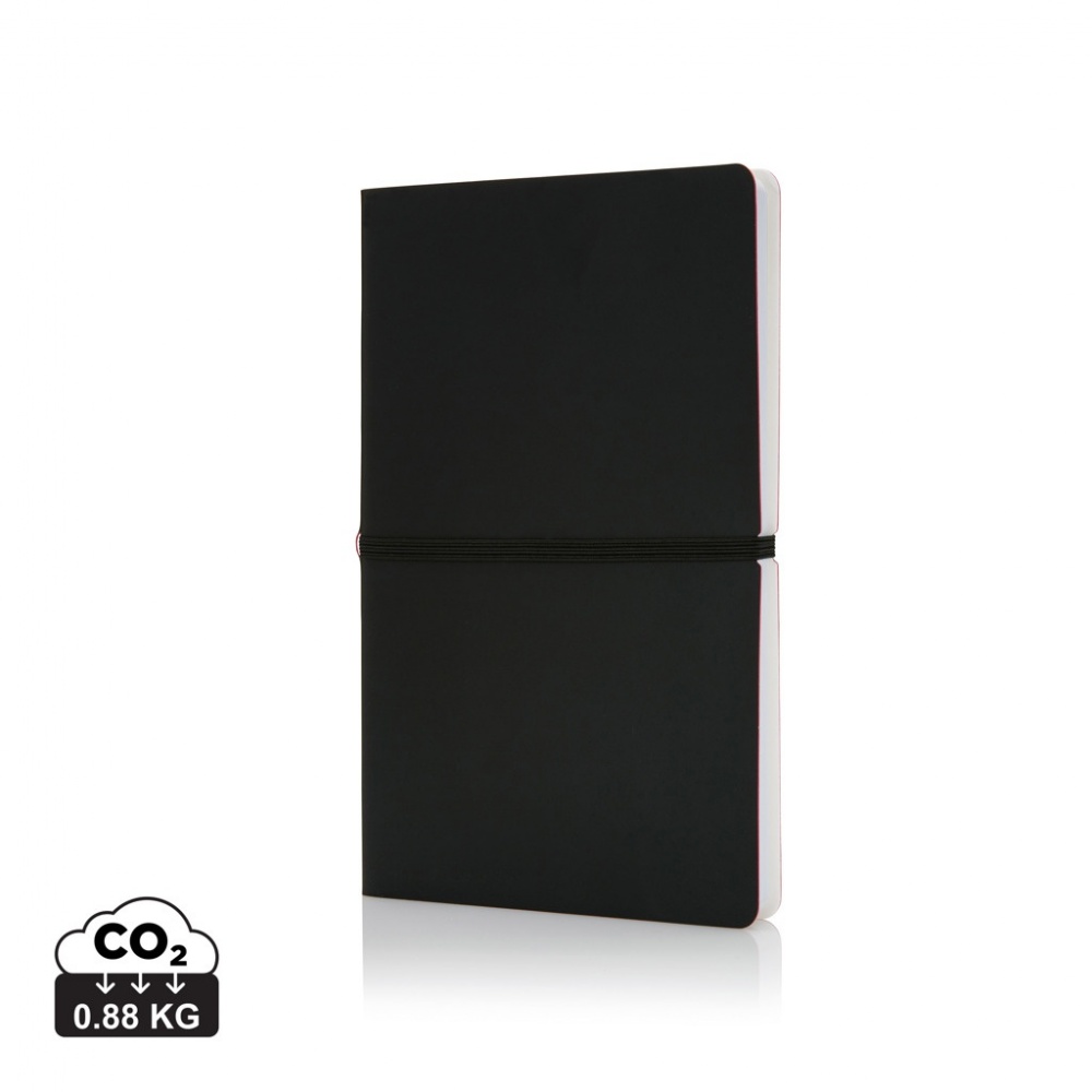 Logotrade promotional merchandise photo of: Deluxe softcover A5 notebook