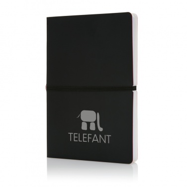 Logotrade promotional merchandise image of: Deluxe softcover A5 notebook