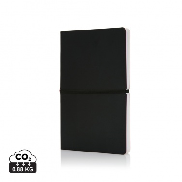 Logo trade corporate gifts image of: Deluxe softcover A5 notebook
