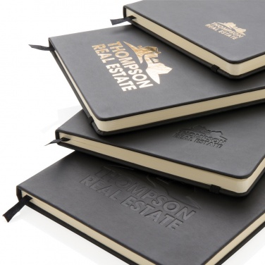 Logo trade promotional giveaway photo of: Standard hardcover PU notebook A5
