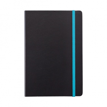 Logotrade business gift image of: Deluxe hardcover A5 notebook with coloured side