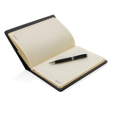 Logo trade corporate gifts picture of: Refillable notebook and pen set