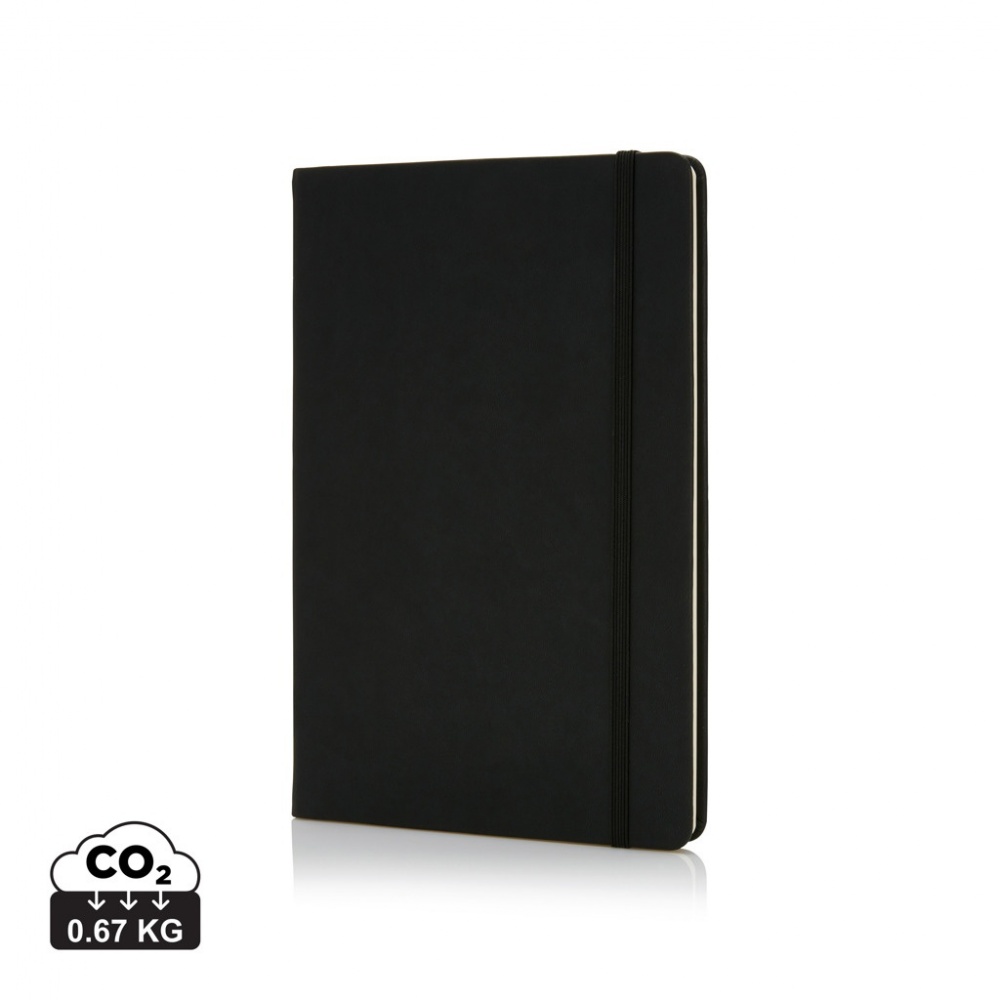 Logotrade corporate gift picture of: Deluxe hardcover PU A5 notebook