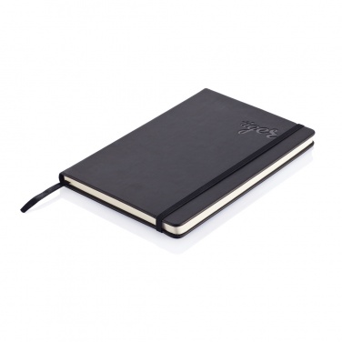 Logo trade promotional products picture of: Deluxe hardcover PU A5 notebook