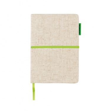 Logotrade promotional giveaway image of: A5 jute notebook