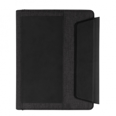 Logotrade advertising product picture of: Fiko wireless charging A5 portfolio with powerbank