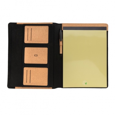 Logotrade promotional gifts photo of: Deluxe cork portfolio A4 with pen
