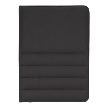 Logo trade promotional gifts picture of: Impact AWARE™ RPET A4 portfolio with zipper