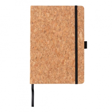 Logo trade corporate gifts picture of: Cork hardcover notebook A5