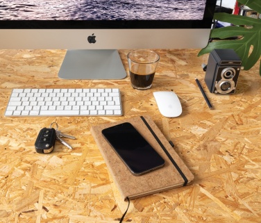 Logotrade advertising products photo of: Cork hardcover notebook A5