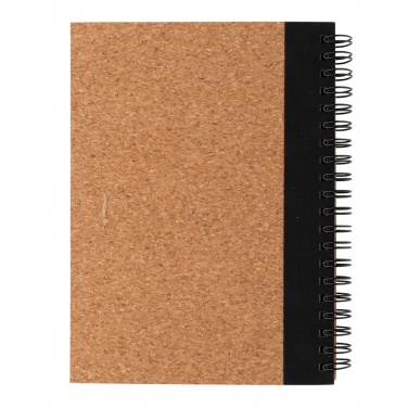 Logotrade promotional gift image of: Cork spiral notebook with pen
