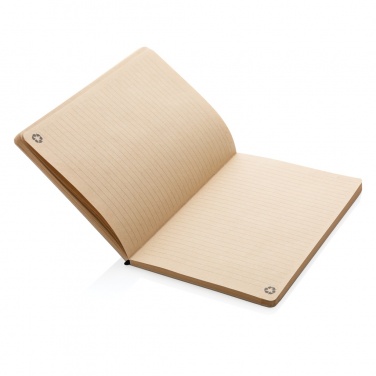 Logo trade promotional giveaways picture of: A5 cork & kraft notebook