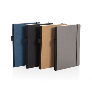 Logo trade promotional gifts image of: A5 deluxe kraft hardcover notebook