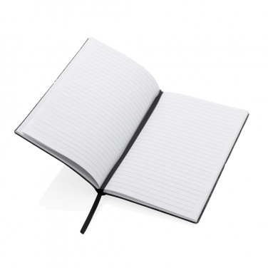Logo trade business gift photo of: GRS certified recycled felt A5 softcover notebook