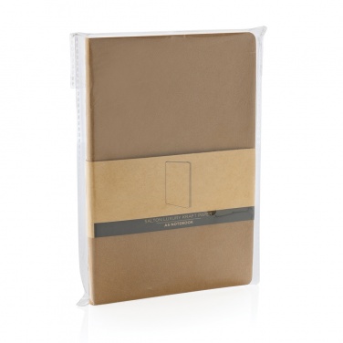 Logo trade corporate gift photo of: Salton A5 GRS certified recycled paper notebook