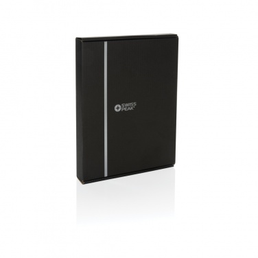 Logo trade promotional merchandise picture of: Swiss Peak Script AWARE™ A5 portfolio