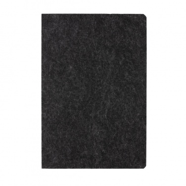Logotrade promotional giveaways photo of: Phrase GRS certified recycled felt A5 notebook