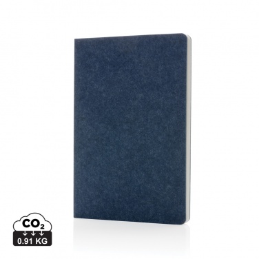 Logotrade corporate gift image of: Phrase GRS certified recycled felt A5 notebook