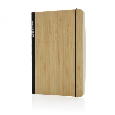 Logo trade corporate gifts image of: Scribe bamboo A5 Notebook