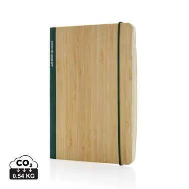 Logotrade promotional product picture of: Scribe bamboo A5 Notebook