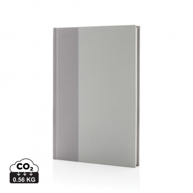 Logotrade corporate gift image of: Words GRS certified RPET & Kraft A5 notebook