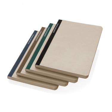 Logo trade corporate gift photo of: Stylo Sugarcane paper A5 Notebook