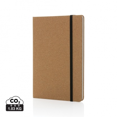Logotrade promotional item picture of: Stoneleaf A5 cork and stonepaper notebook
