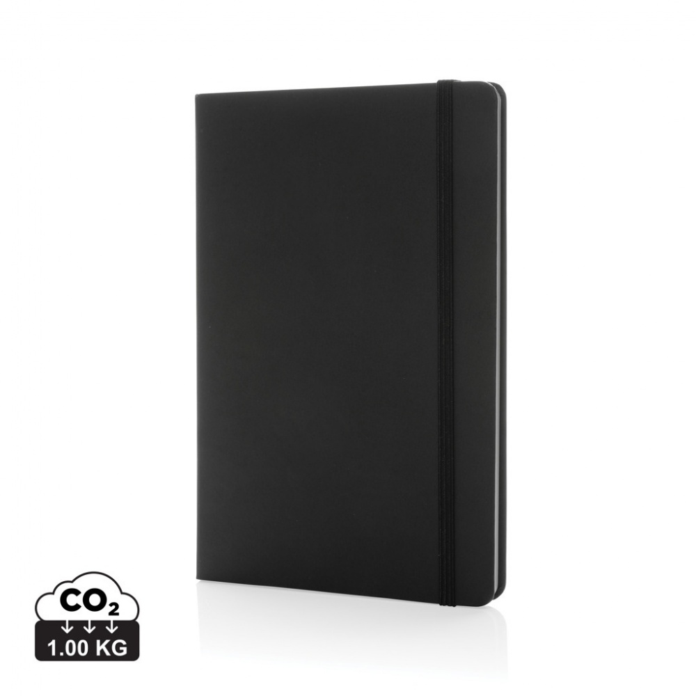 Logo trade promotional item photo of: Craftstone A5 recycled kraft and stonepaper notebook