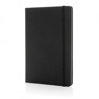 Logo trade promotional merchandise picture of: Craftstone A5 recycled kraft and stonepaper notebook