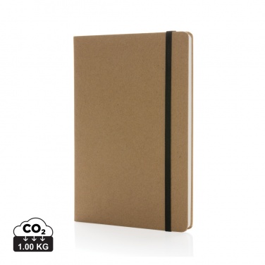 Logotrade corporate gift picture of: Craftstone A5 recycled kraft and stonepaper notebook
