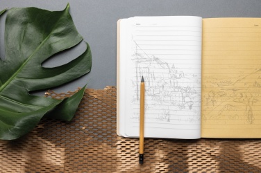 Logo trade promotional giveaway photo of: Elowen A5 tree free notebook