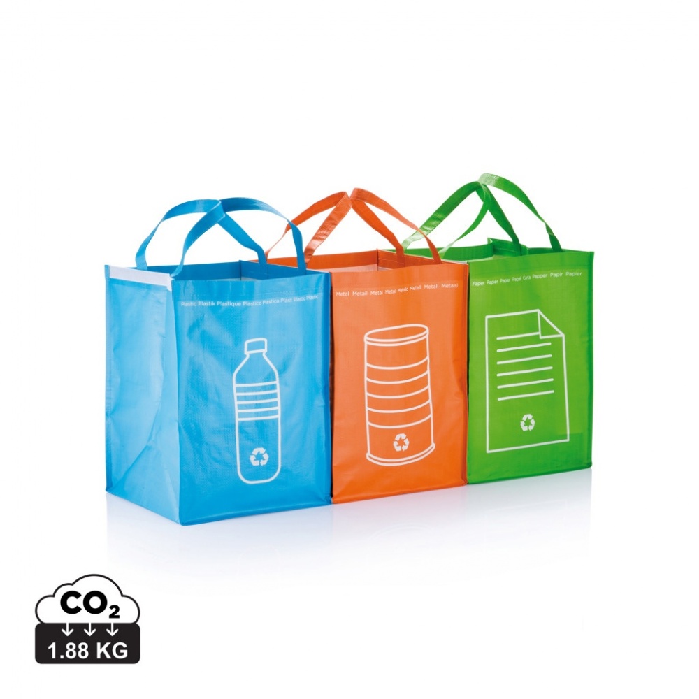 Logotrade corporate gifts photo of: 3pcs recycle waste bags