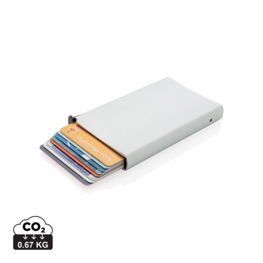 Logo trade business gift photo of: Standard aluminium RFID cardholder