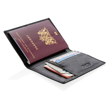Logo trade promotional gifts picture of: RFID anti-skimming passport holder