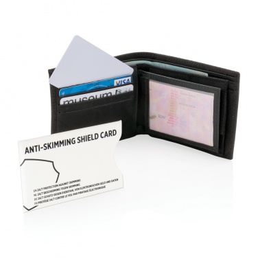 Logo trade advertising products image of: Anti-skimming RFID shield card with active jamming chip